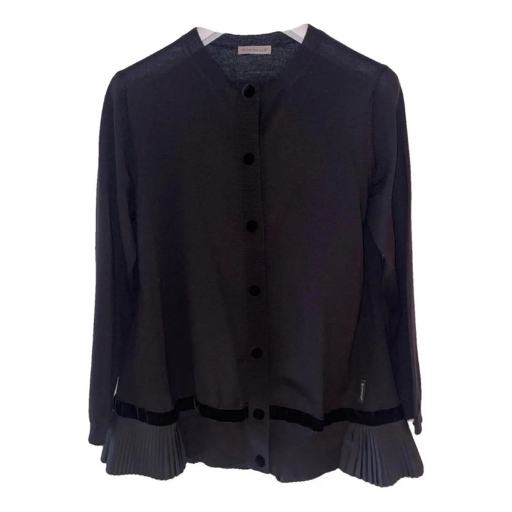 Moncler Women Maglione Tricot Cardigan Black L